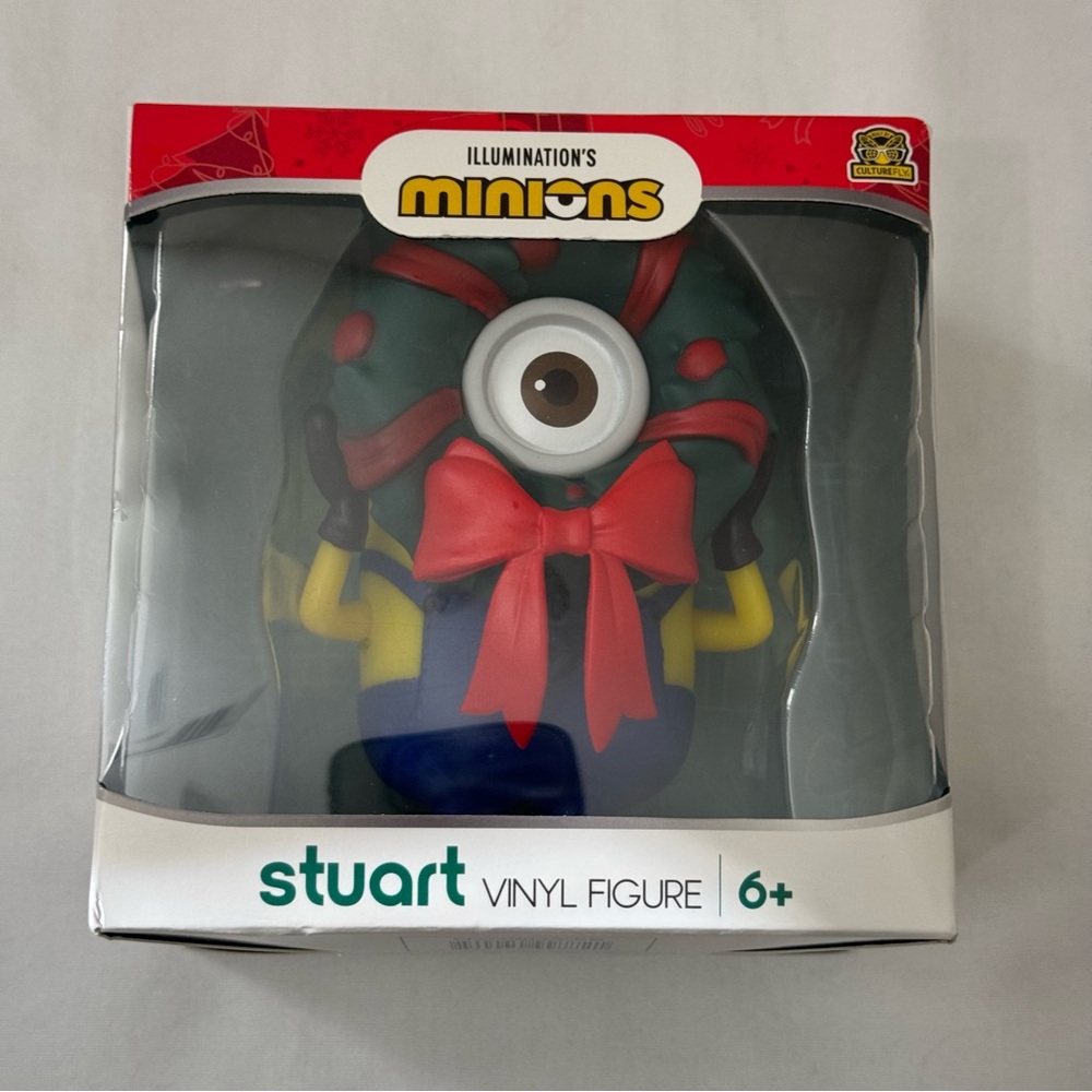 ILLUMINATIONS MINIONS CHRISTMAS Vinyl Figure 4.5” Collectible Culturefly STUART